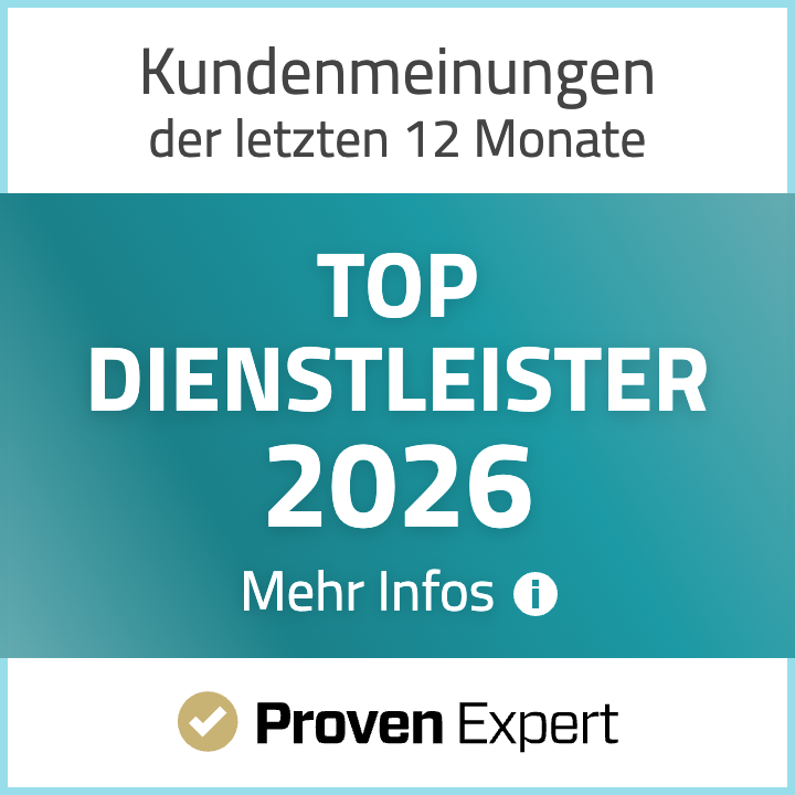 Proven Expert Award Top Dienstleister 2026